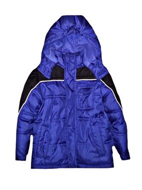 TIMBER Boy's Blue, Black And White Winter Coat Size Small 4